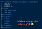 Setting up a clean project: the best practice I use